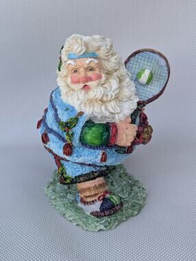 Vintage Crinkle Santa Claus Possible Dreams Crinkle Tennis Player 659512